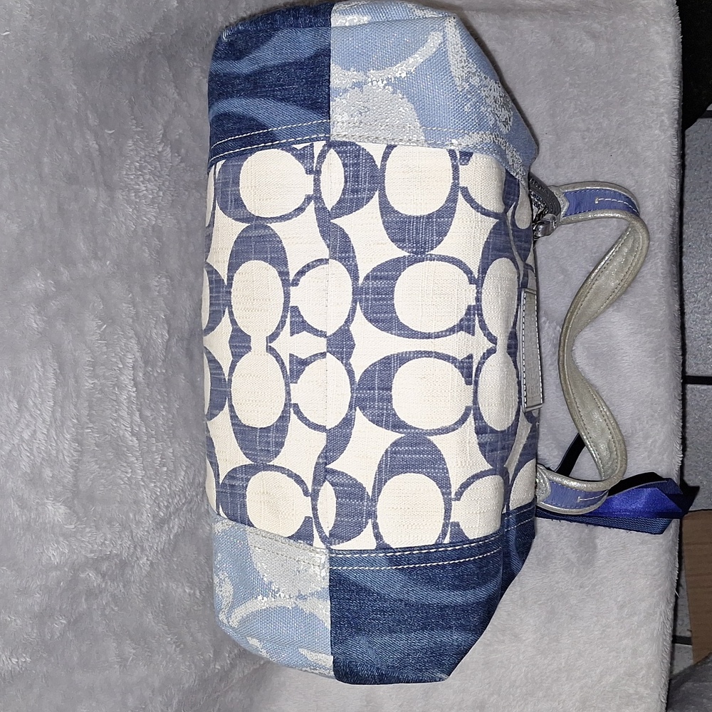 Coach Poppy Denim Patchwork Rocker - Picture 6 of 15